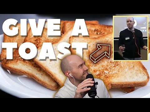 How to Give a TOAST (Live Example from a TOASTMASTERS Meeting)