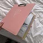2 Inch 3 Ring Leather Binder Organizer, BVSSX Three Ring Binder with Clipboard, Plastic Folder, 5-Tabs Pocket Dividers with Sticker Labels, Pen Loop, Elastic Strap (Beige, Letter Size)