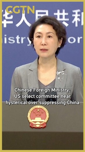Chinese Foreign Ministry: US select committee near hysterical over suppressing China