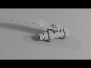 Cinema 4D valve modeling using volume builder and volume mesher