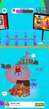 Smash party - hero action game World 4 | Stage 10 | How to kill world 4 boss in Smash party