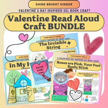 Valentine Read Aloud Socio-Emotional Book Craft Activity Bundle