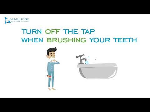 Water Wise Tips | Turn the tap off when brushing your teeth