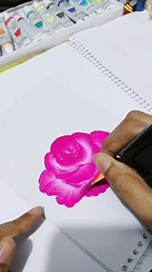 1.2K views · 41 reactions | Rose Flower painting tutorial #art #foryou #flowers #roses #painting #acrylicpainting #foryoupageシ | Tuli's Art Studio | Facebook