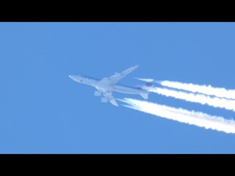 CargoLux Boeing 747 Cargo | High Altitude Spotting after Luxembourg Departure | 4K
