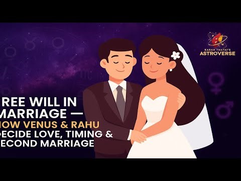 Know Your Marriage?? Free Will, Venus role in Marriage, Rahu - Ketu Role in Marriage by Karan Thatai
