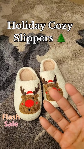 It's that time of year again. These make perfect stocking stuffers. 🌲 #cozyseason #holidayslippers #stockingstuffersideas