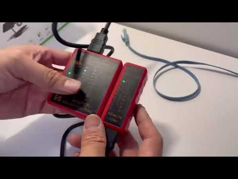 HDMI Ethernet Network Cable Tester RJ45 RJ11 | Essential Tool for Fast Network Diagnosis