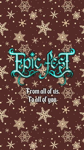 Epic Fest on Instagram: "In this sweet Yuletide season, it is a true joy to receive greetings from good friends. In the days leading up to Christmas, we —together with a number of the bands performing at Epic Fest 2026— will be sharing small tales and greetings with you. May this be a magical Yule and a blessed holiday season for you all. ✨❤️ So, from all of us to all of you, with warm Yuletide wishes ✨🎄 And hey - what is this?? We got something from the amazing @mobrulesband ❤ Secure your best