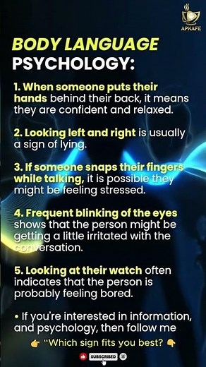 Body Language 101: 5 Signs in 30 Seconds