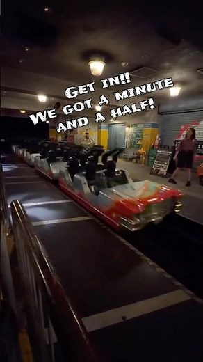 New Rock N Rollercoaster starring the Muppets! A look at Loading Area!