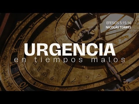 Urgencia en tiempos malos | Nicolás Torres