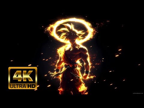 Goku Super Saiyan God🐉 Live 4K Wallpaper: Divine Power For PC #goku #dragonball #4k