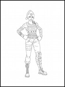 View 16 Skin Dibujos De Fortnite Para Colorear Faciles
