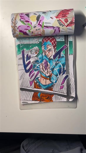 Sketching JoJo's Guido Mista in Speed Drawing