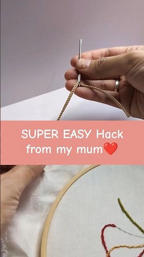 Handsewing How to make a finish knot for beginners Tutorials