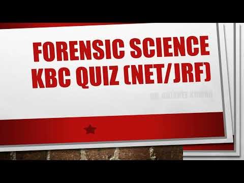Forensic Quiz