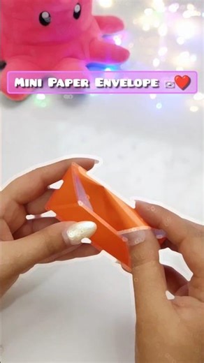 Mini Paper Envelope ✉️❤️#shorts #short #tiktok #art education #artandcraft #home decoration