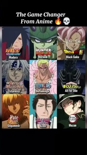 the game changers of anime 🐐😬 #anime #jjkgame #animeedit #cullinggame