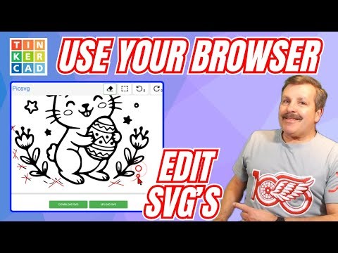 Edit SVG Files in a Browser: PicSVG & Tinkercad Skill Wizard! 💯🔥