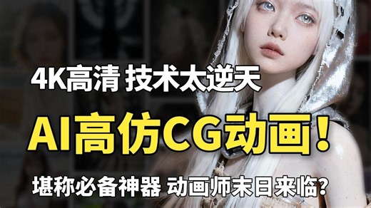 这技术太逆天了！AI高仿CG动画！4K纯高清 看完这个视频直接吊打动画师~_哔哩哔哩_bilibili