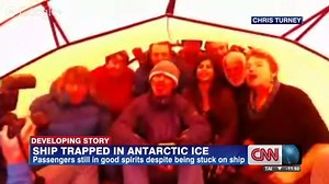 Crew on stranded ship sing, stay upbeat | CNN