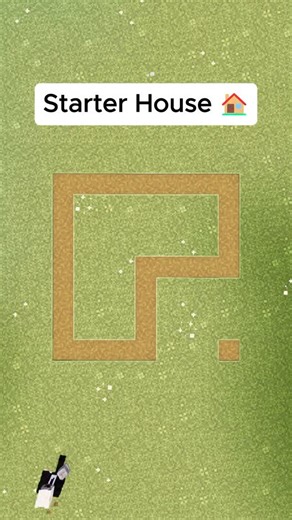 soup on Instagram: "Minecraft Easy Starter House 🏡 #minecraft #minecraftbuilding #minecrafttutorial"