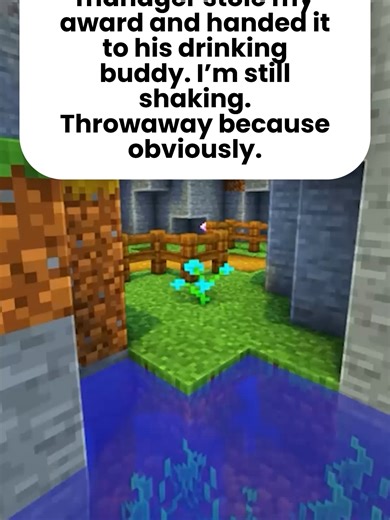 My Manager Stole My Award and Gave It to a Newcomer