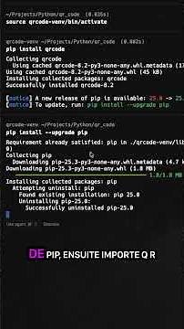 60 secondes pour maîtriser les QR Codes en Python #programming #tutorial