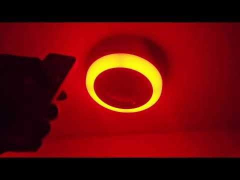 ANGELHALO 18 inch RGB Ceiling Fan with Light