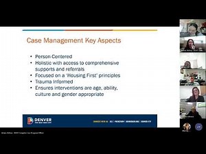 Case Management and Progressive Engagement