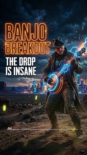 Banjo + Bass = 🔥 #NeonPrairie #BanjoBreakout #EDM