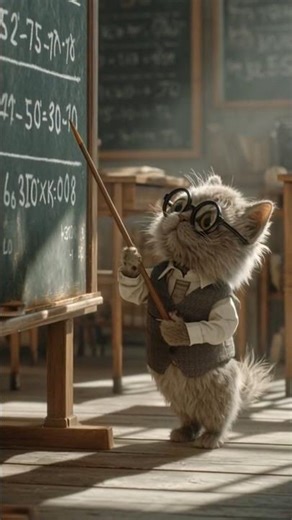 Smart Teacher Cat Explains Tables 2–10 🐱📊 | Learn With Fun!