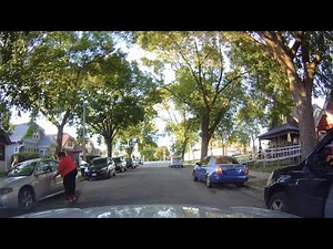 Driving In The Streets Of Milwaukee, Wisconsin