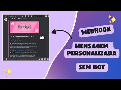 Mensagem personalizada no servidor do Discord (Como usar Webhook)