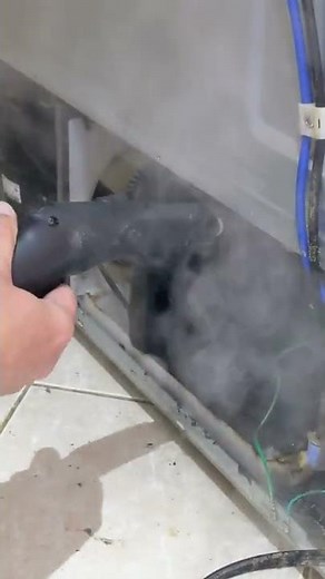 Cleaning a Dirty LG Refrigerator Condenser Coil — Why Your Fridge Isn't Cooling #shorts