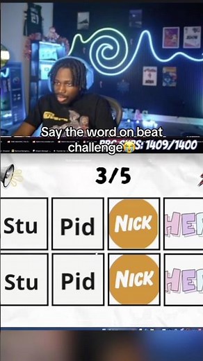 Say The Word On Beat Challenge Almost Got Me BANNED #shorts #funny