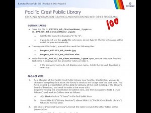 Illustrated PowerPoint 365 | Module 6: SAM Project B