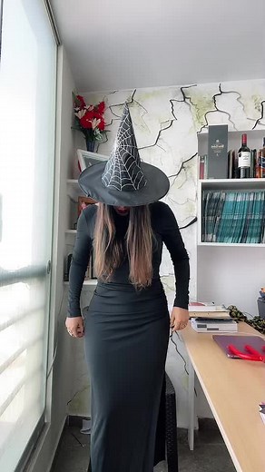 Stylish Witch Costume for Halloween Celebrations