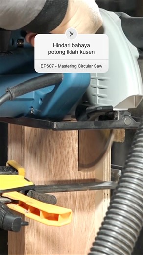 Teknik Aman Membuat Lidah Kusen dengan Circular Saw