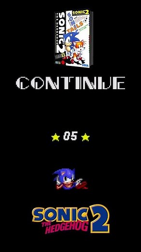 Sonic The Hedgehog™ 2 | Continue Screen: Sonic The Hedgehog