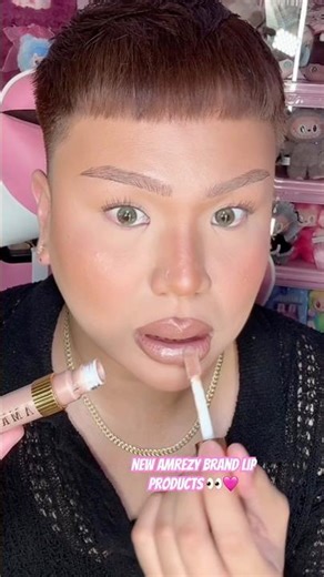 New Amrezy Lip products 😊🩷✅ #amrezy #amrezybrand #newmakeup #trending #liptutorial