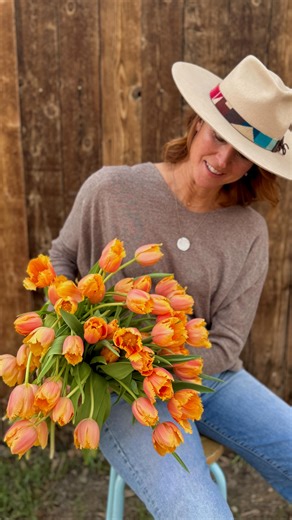 Janniebird Farm•Annie•Flower Farmer on Instagram: "Our forced tulips for Valentine’s Day, and Winter + Spring Tulip CSAs are officially awake! This warmer weather has them sprinting, so the first crates are getting pulled + moved under lights ASAP. This is your seasonal reminder that flowers never stop growing—even when it’s dark, dusty, and 1894 under your house."