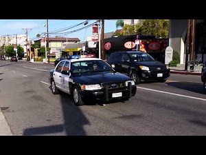 LAPD CVPI Responding Code 3