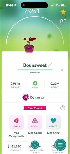 Max Guard Move On Dynamax Bounsweet In Pokémon Go