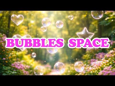 Magical Floating Bubbles & Calm Music for Focus | Soothing Lights for Sleep
