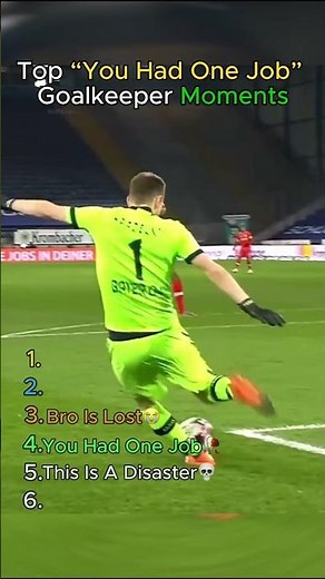 Worst Goalkeeper Blunders Ever 🔥 #football #epicmoments #goalkeeper
