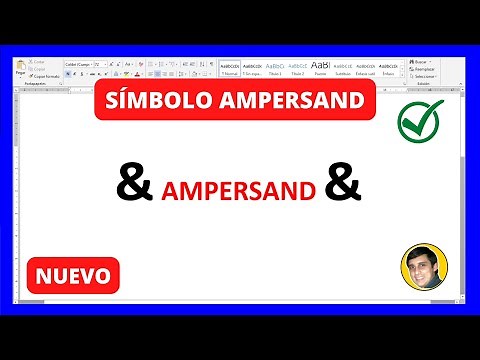 Cómo Hacer el SÍMBOLO de AMPERSAND & en el TECLADO Cómo PONER el SIGNO AMPERSAND