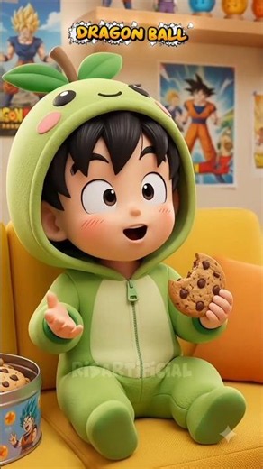 WE ATE COOKIES FOR BREAKFAST #cartoon #anime #animation #dragonball #goku #vegeta