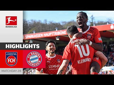 Heidenheim Comeback Stuns Bayern! | Heidenheim - FC Bayern München 3-2 | Highlights | MD 28